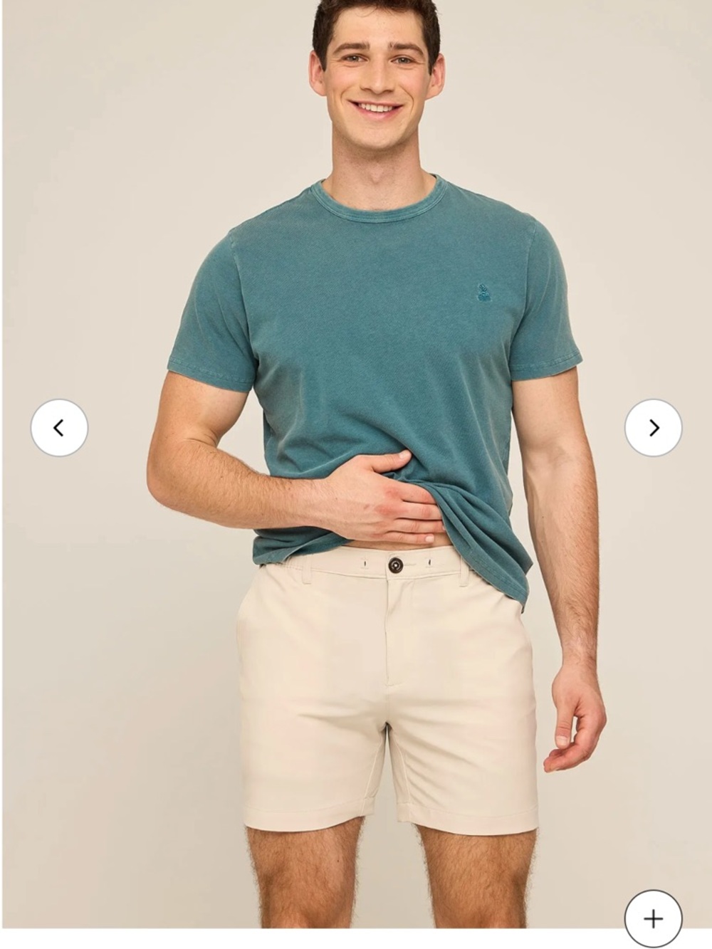 Chubbies The Kakinators Cream Elastic-Waist Athletic Shorts